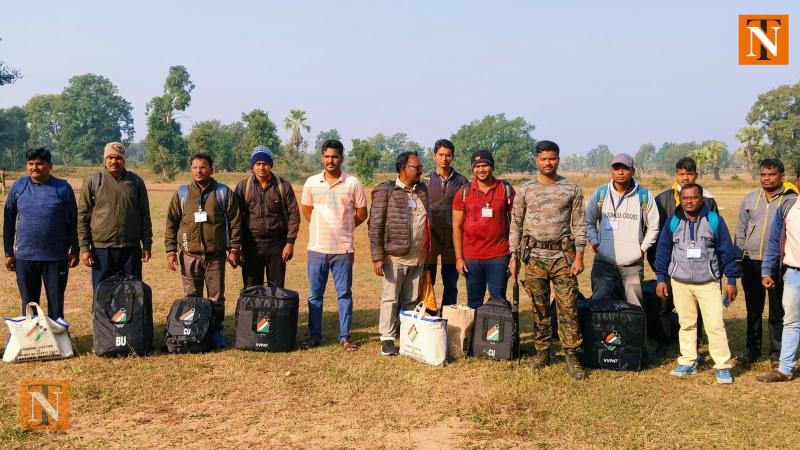 Polling teams Arrive Back at their Headquarters in Gadchiroli